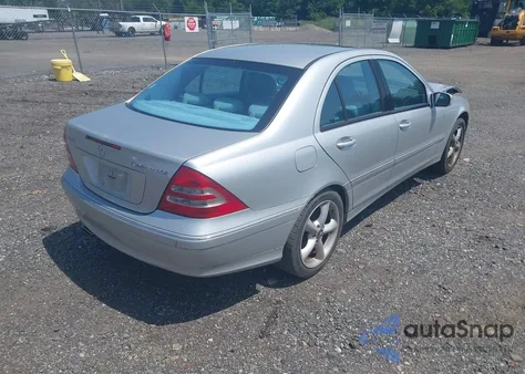 2004 Mercedes-Benz C 230 Kompressor Sport/Sport from USA, damaged, VIN WDBRF40J94A645850